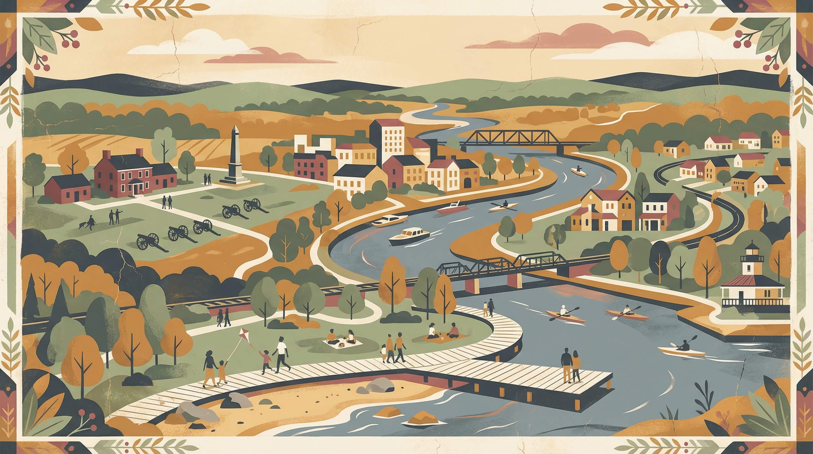 Prince William County, Virginia neighborhood illustration